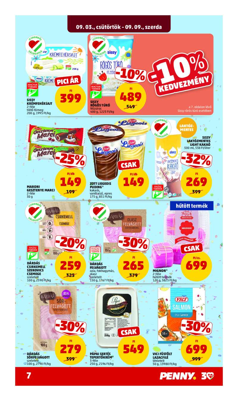 Penny Akciós Újság 7 oldal