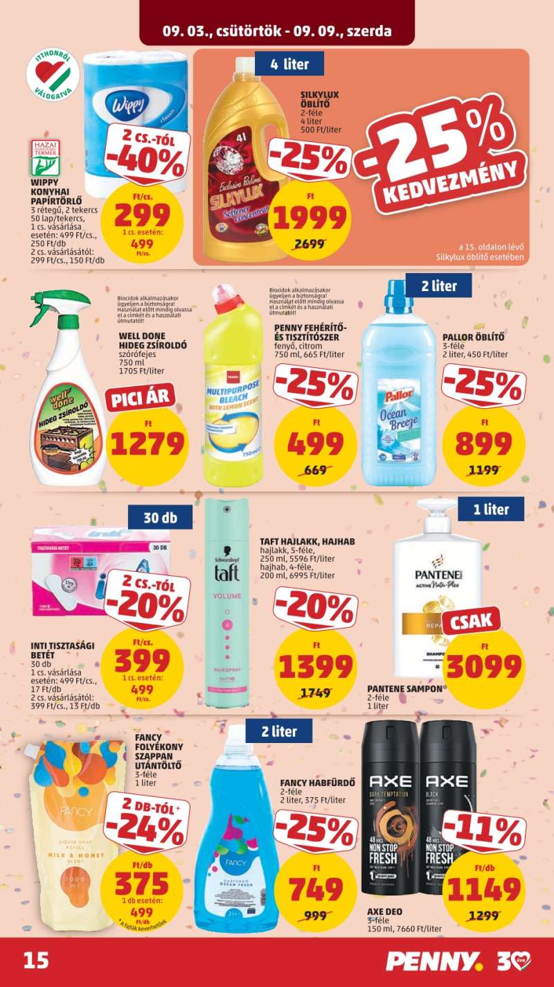 Penny Akciós Újság 15 oldal