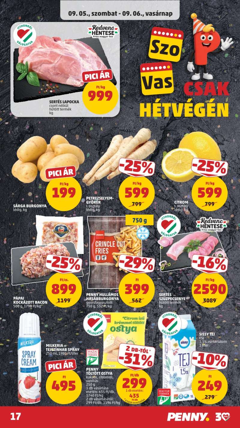Penny Akciós Újság 17 oldal