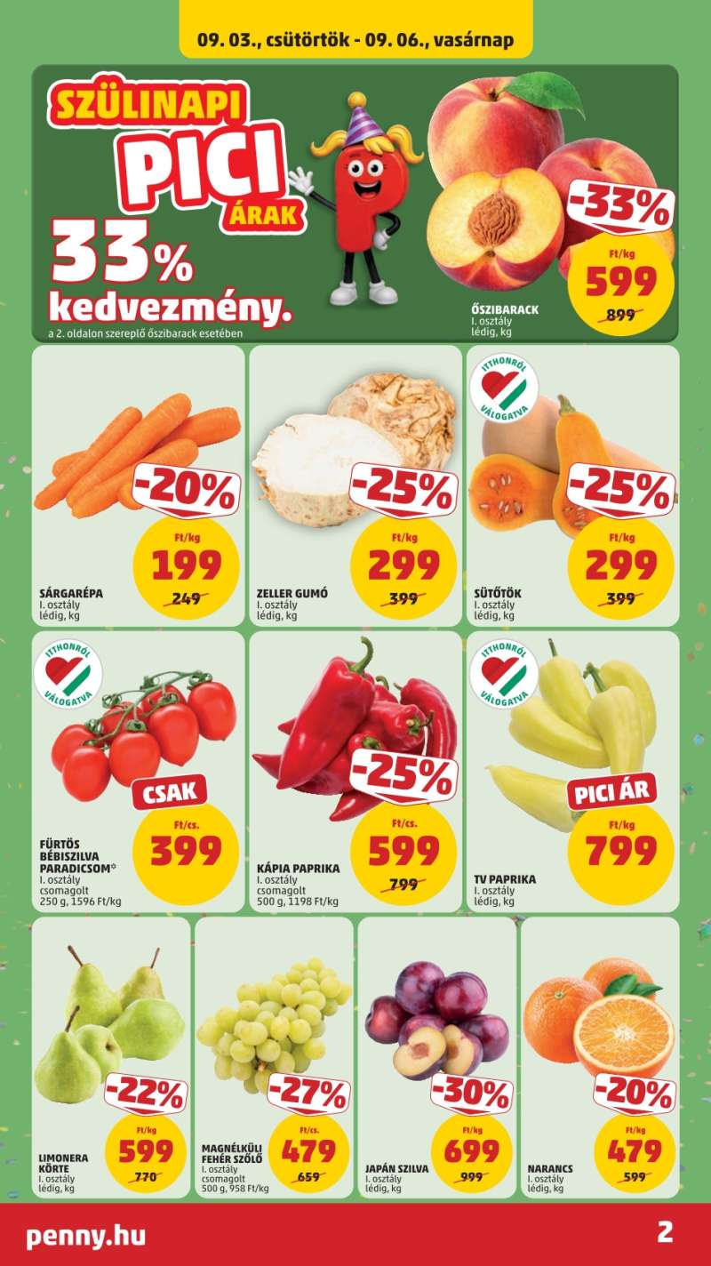 Penny Akciós Újság 2 oldal