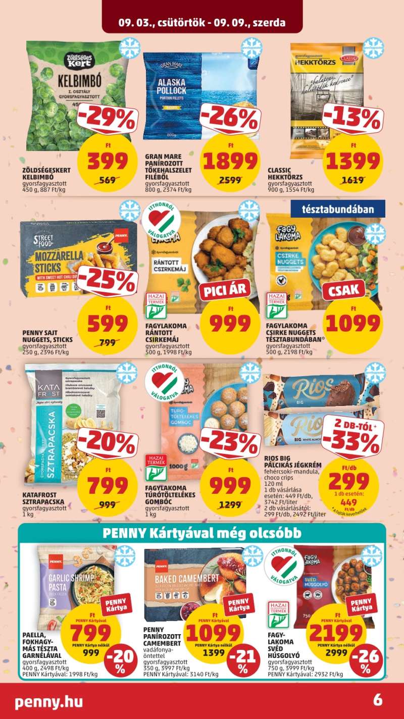 Penny Akciós Újság 6 oldal