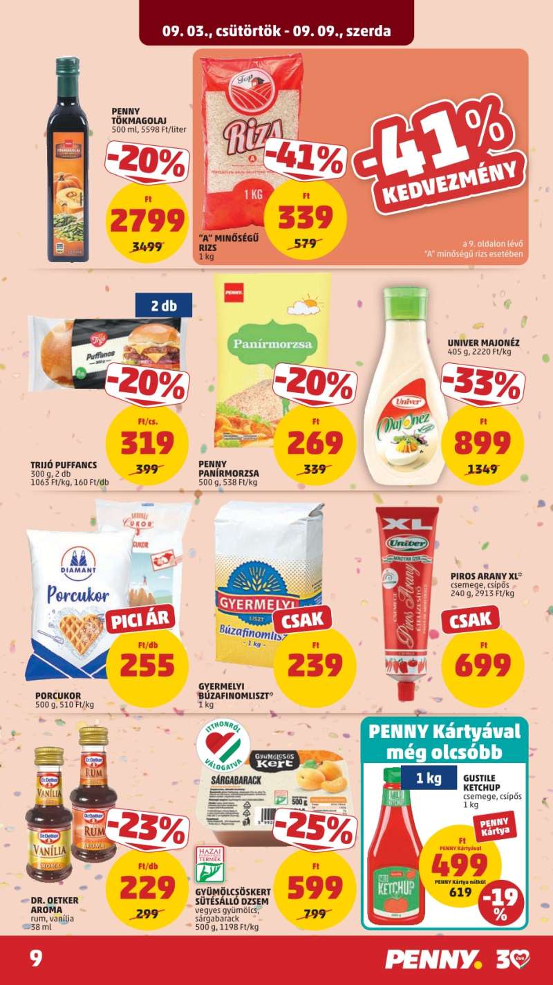 Penny Akciós Újság 9 oldal