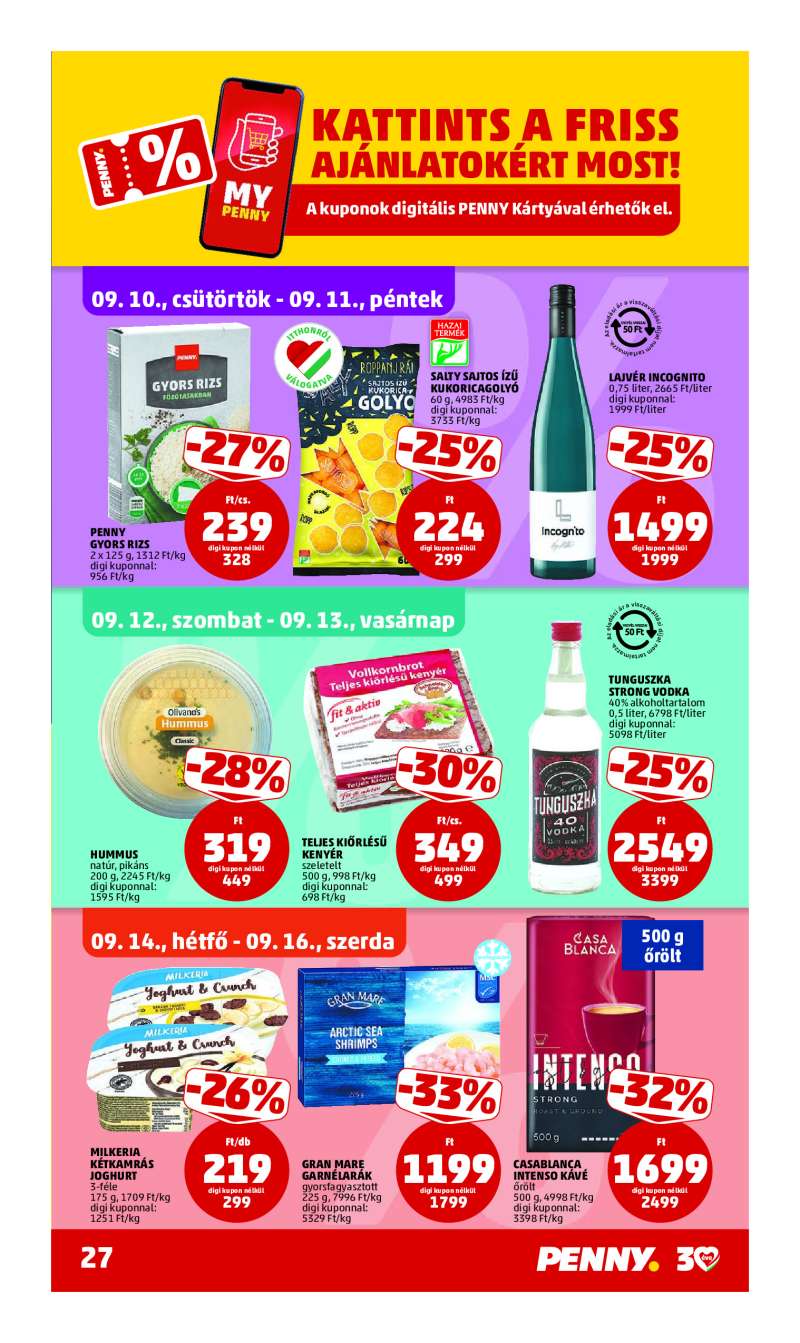 Penny Akciós Újság 31 oldal