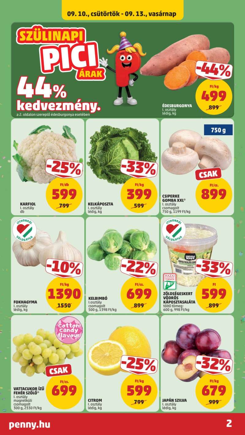 Penny Akciós Újság 2 oldal
