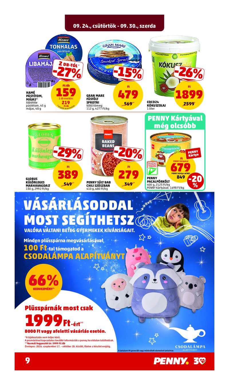 Penny Akciós Újság 13 oldal