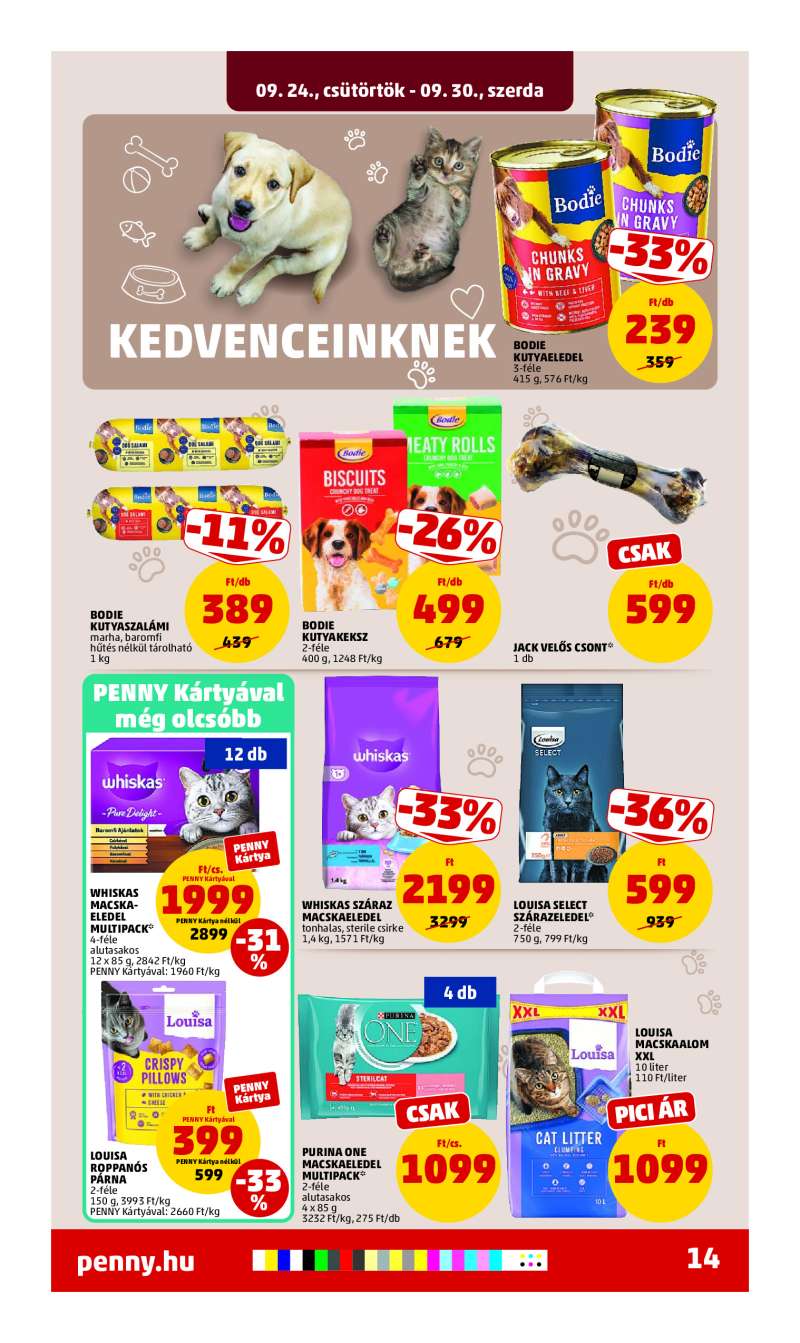 Penny Akciós Újság 18 oldal