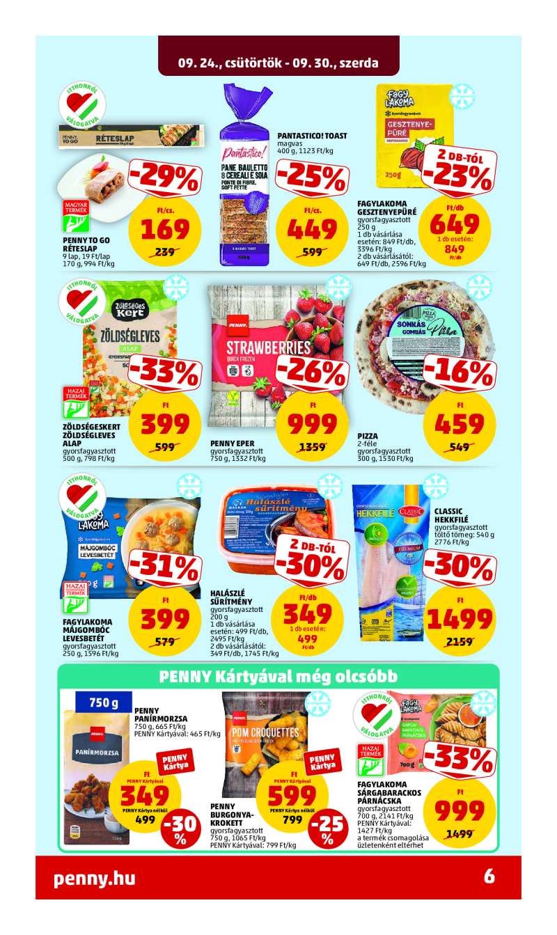 Penny Akciós Újság 8 oldal
