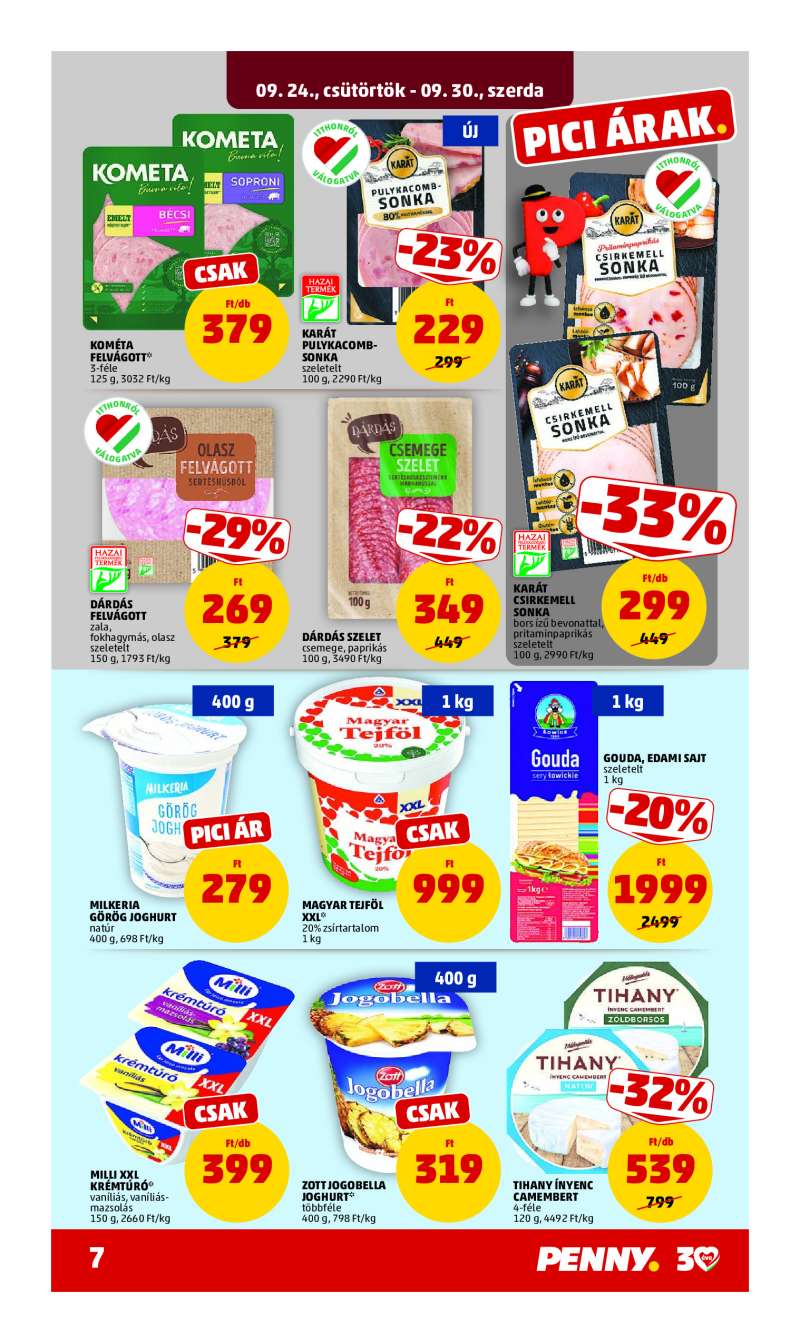 Penny Akciós Újság 9 oldal