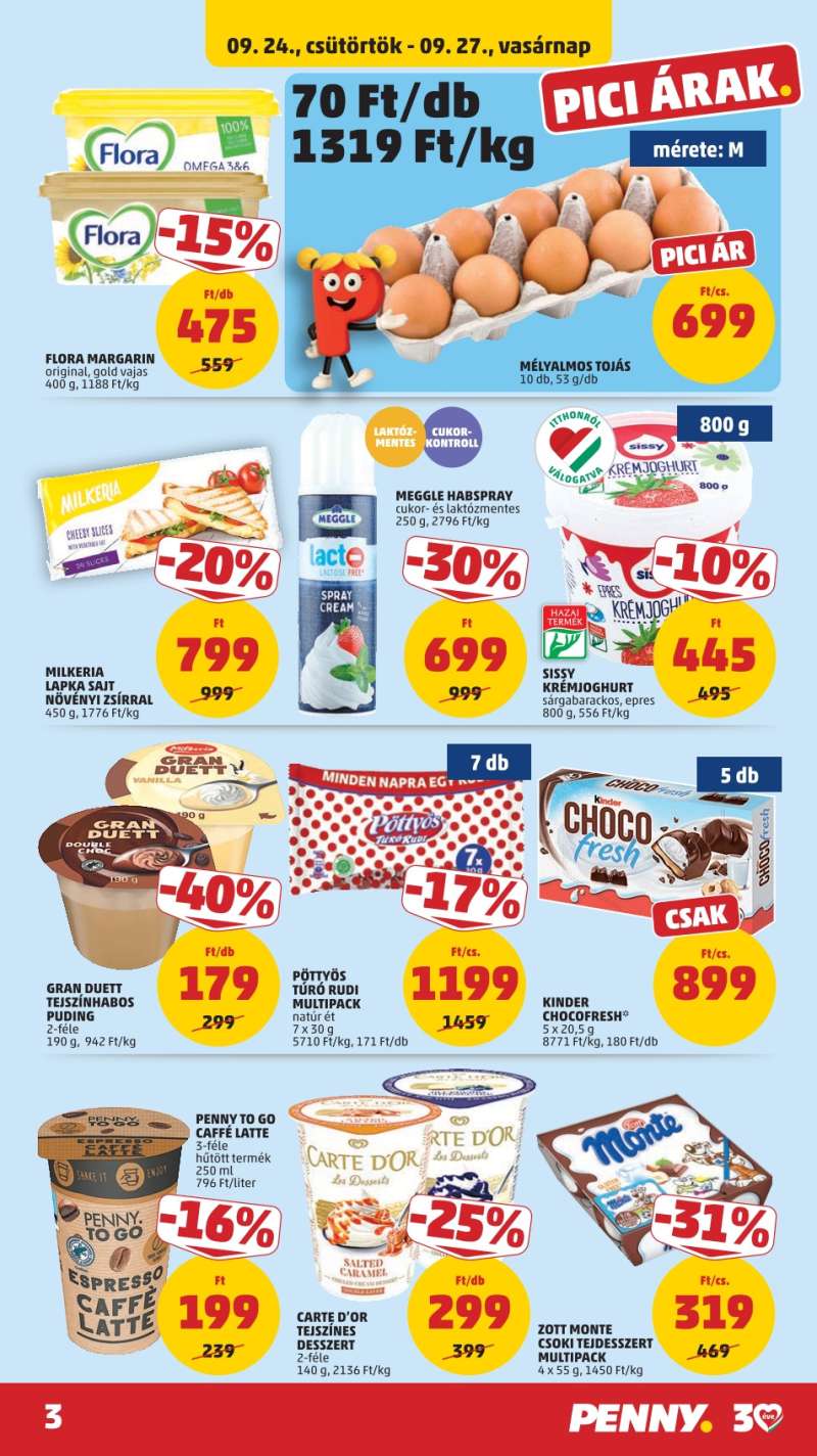 Penny Akciós Újság 3 oldal