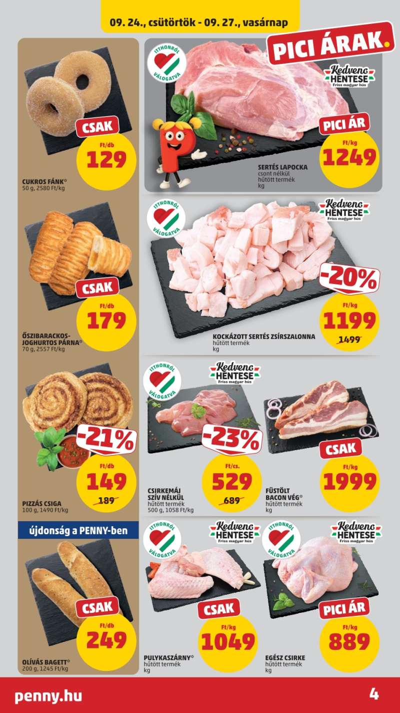 Penny Akciós Újság 6 oldal