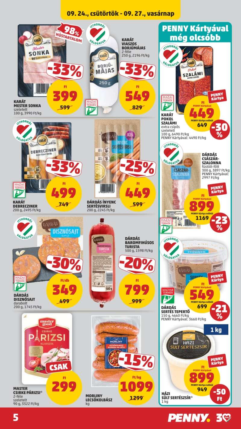 Penny Akciós Újság 7 oldal