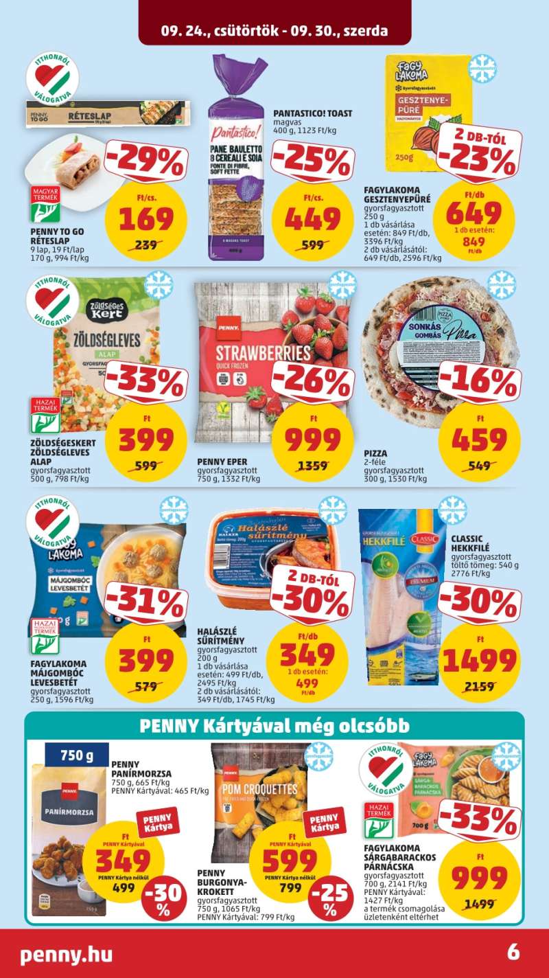 Penny Akciós Újság 8 oldal