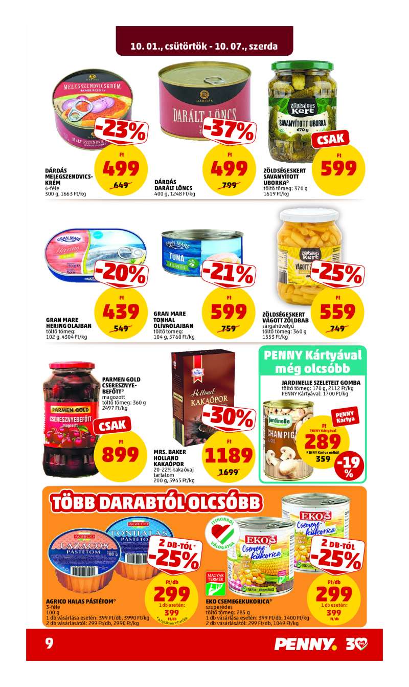 Penny Akciós Újság 11 oldal