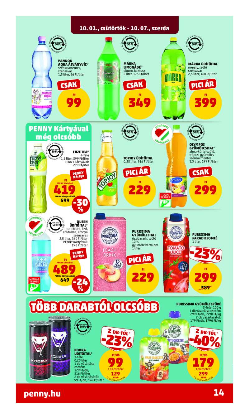 Penny Akciós Újság 18 oldal