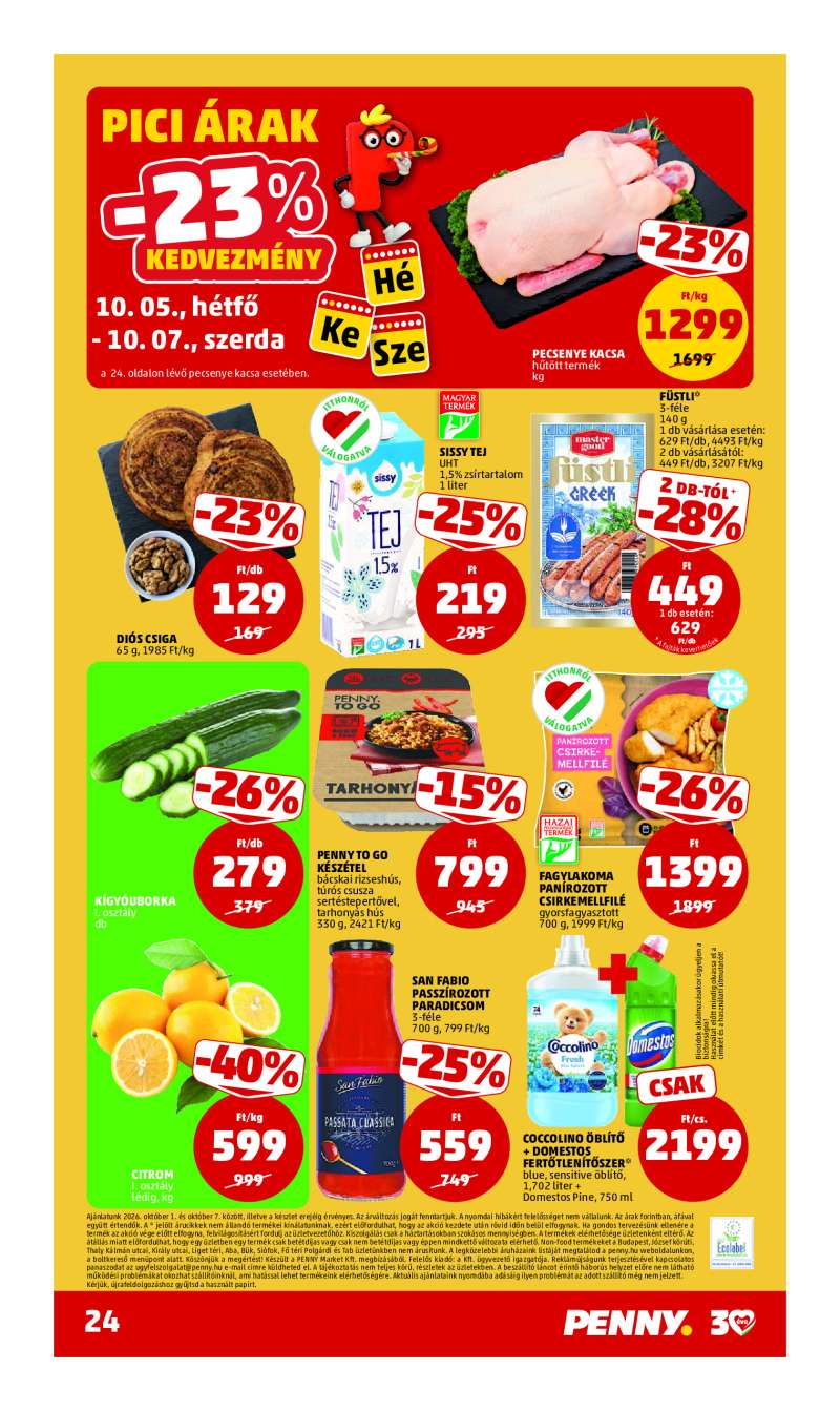 Penny Akciós Újság 28 oldal