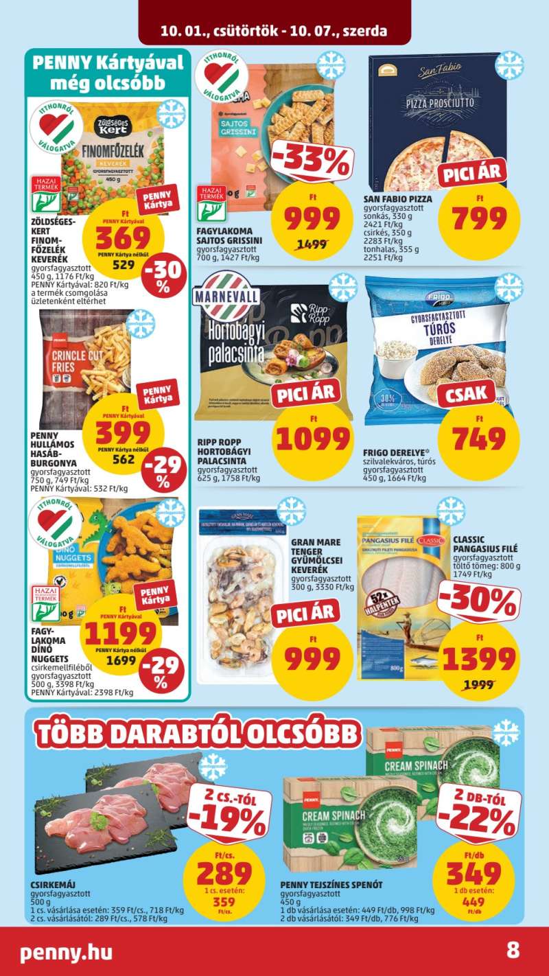 Penny Akciós Újság 10 oldal