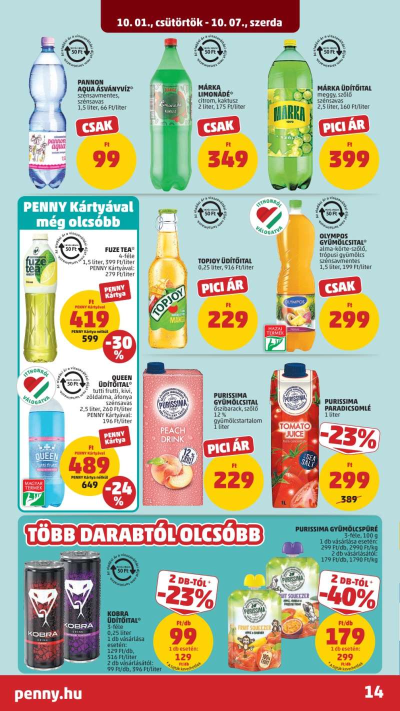 Penny Akciós Újság 18 oldal