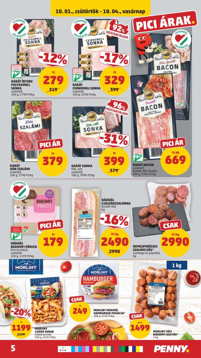 Penny Akciós Újság 5 oldal