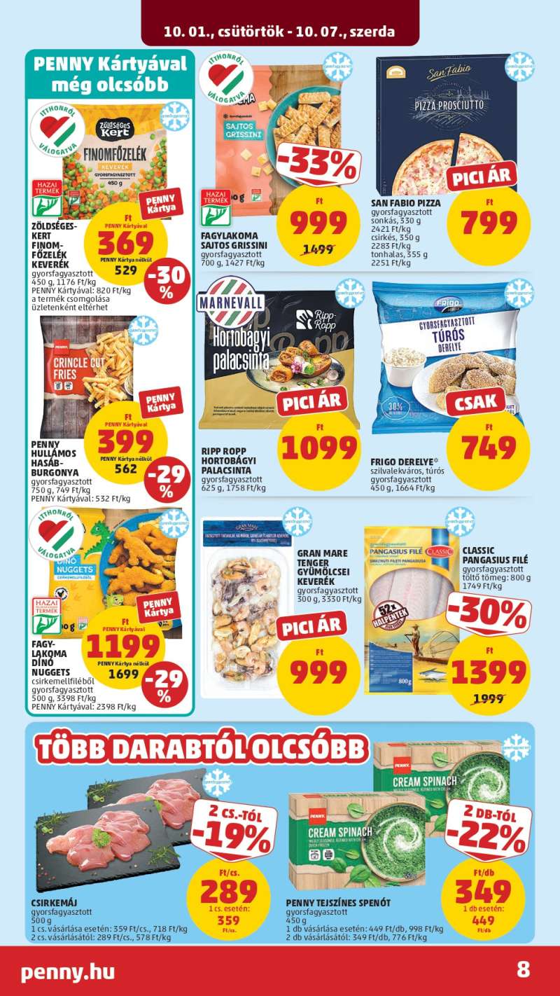 Penny Akciós Újság 10 oldal