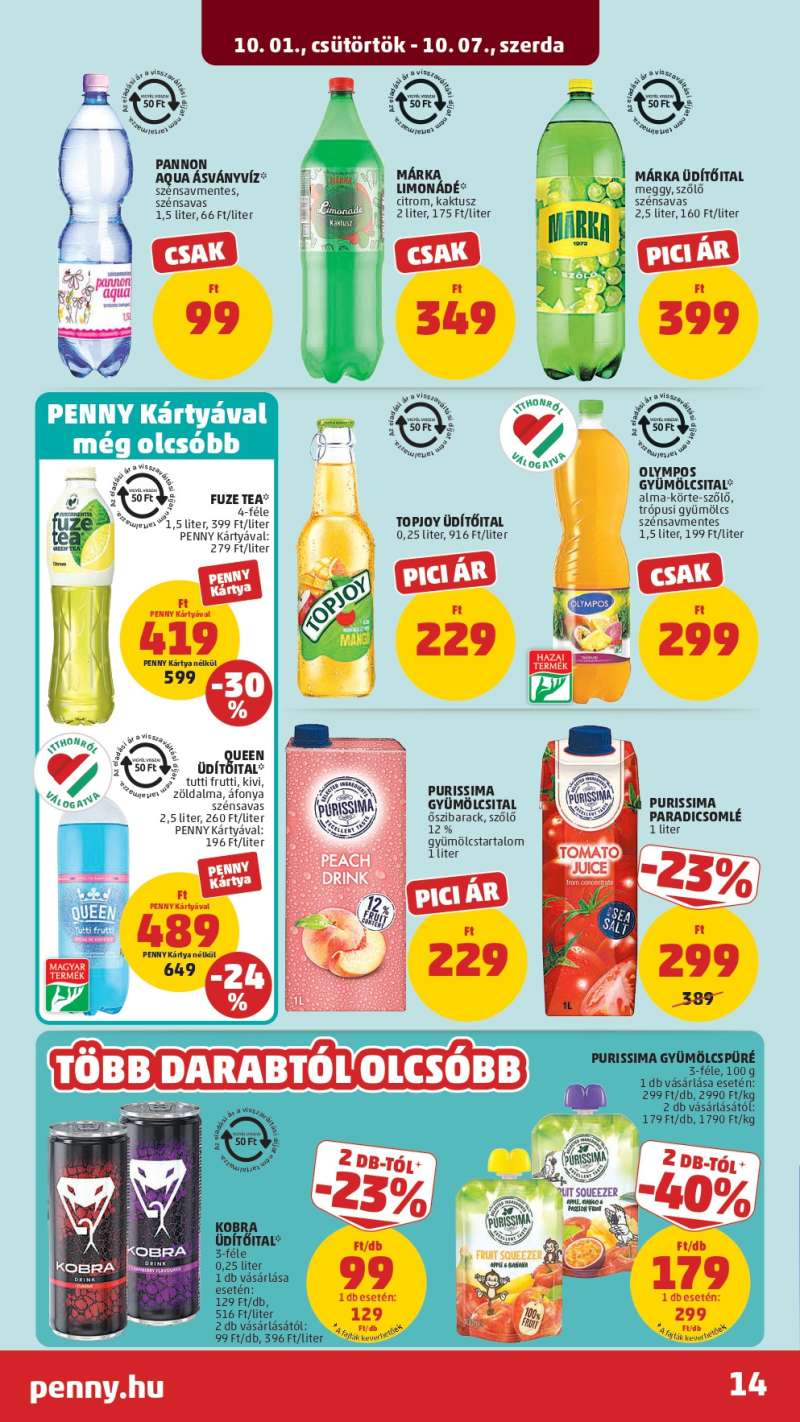 Penny Akciós Újság 18 oldal