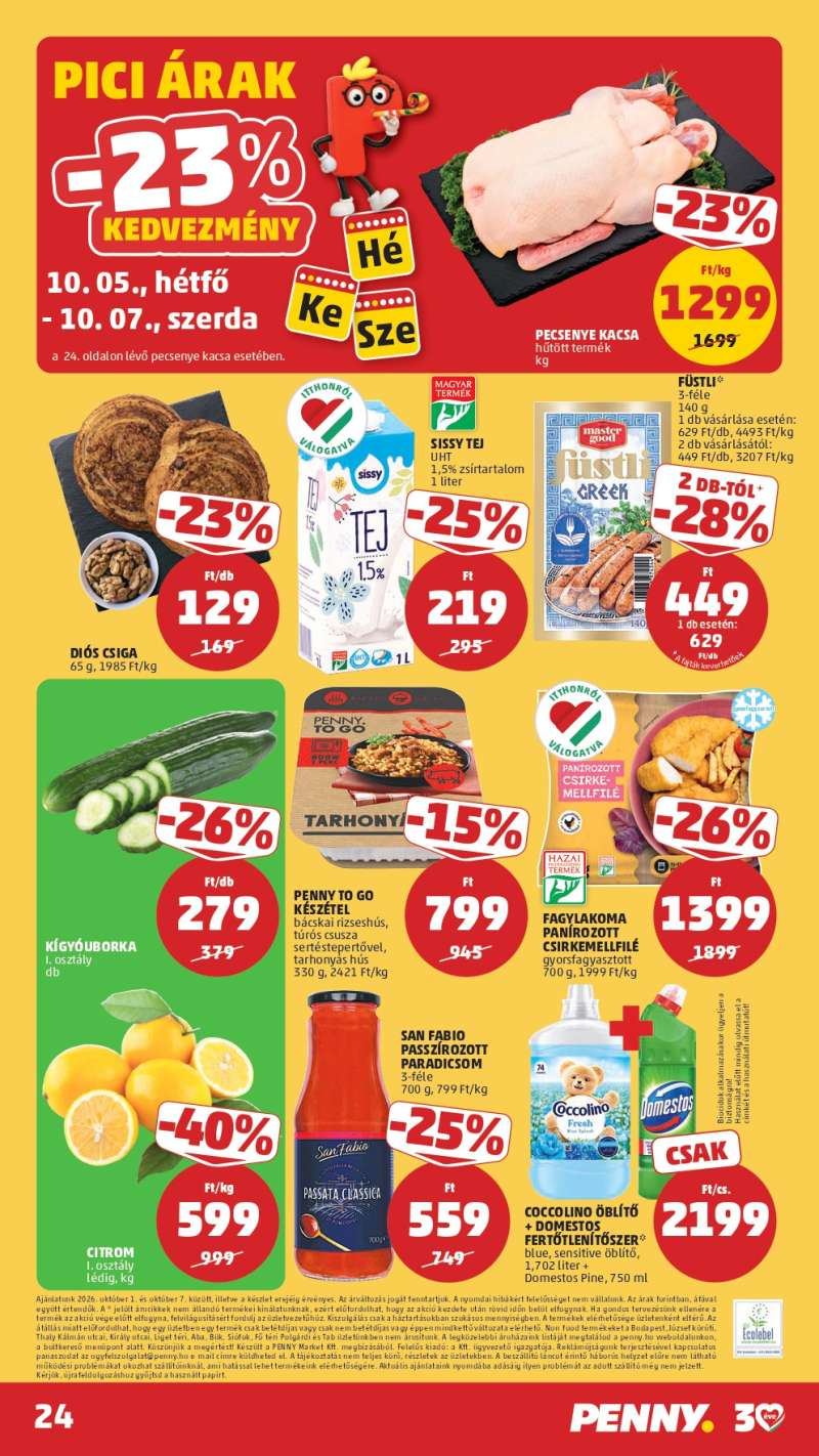 Penny Akciós Újság 28 oldal