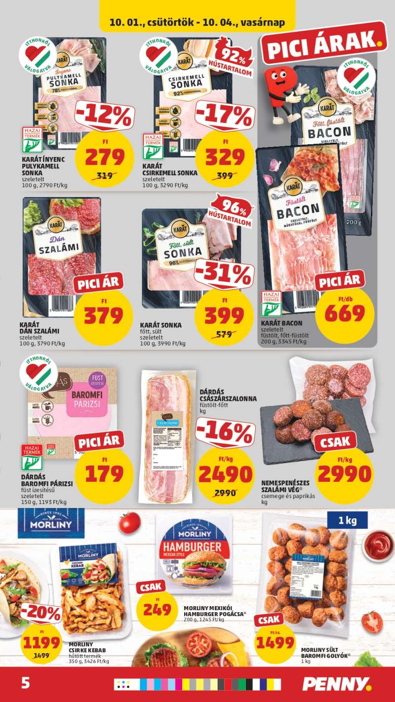 Penny Akciós Újság 5 oldal
