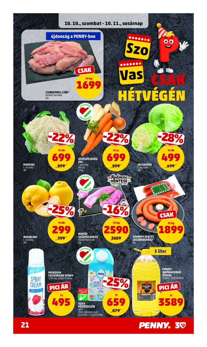 Penny Akciós Újság 25 oldal