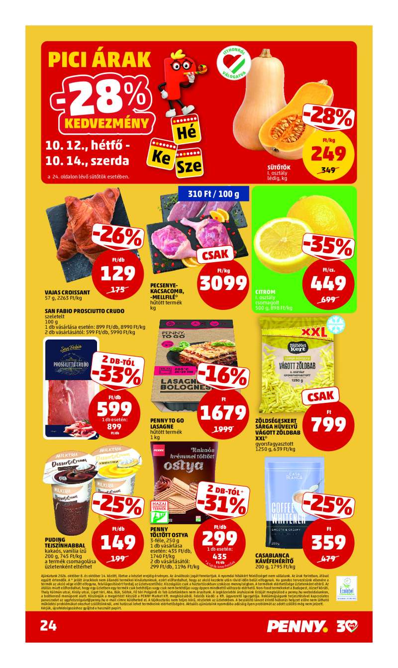 Penny Akciós Újság 28 oldal