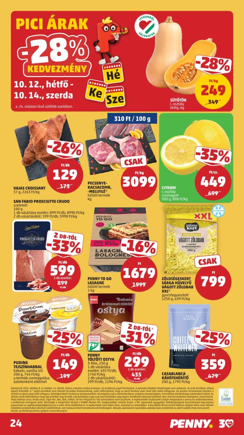Penny Akciós Újság 28 oldal