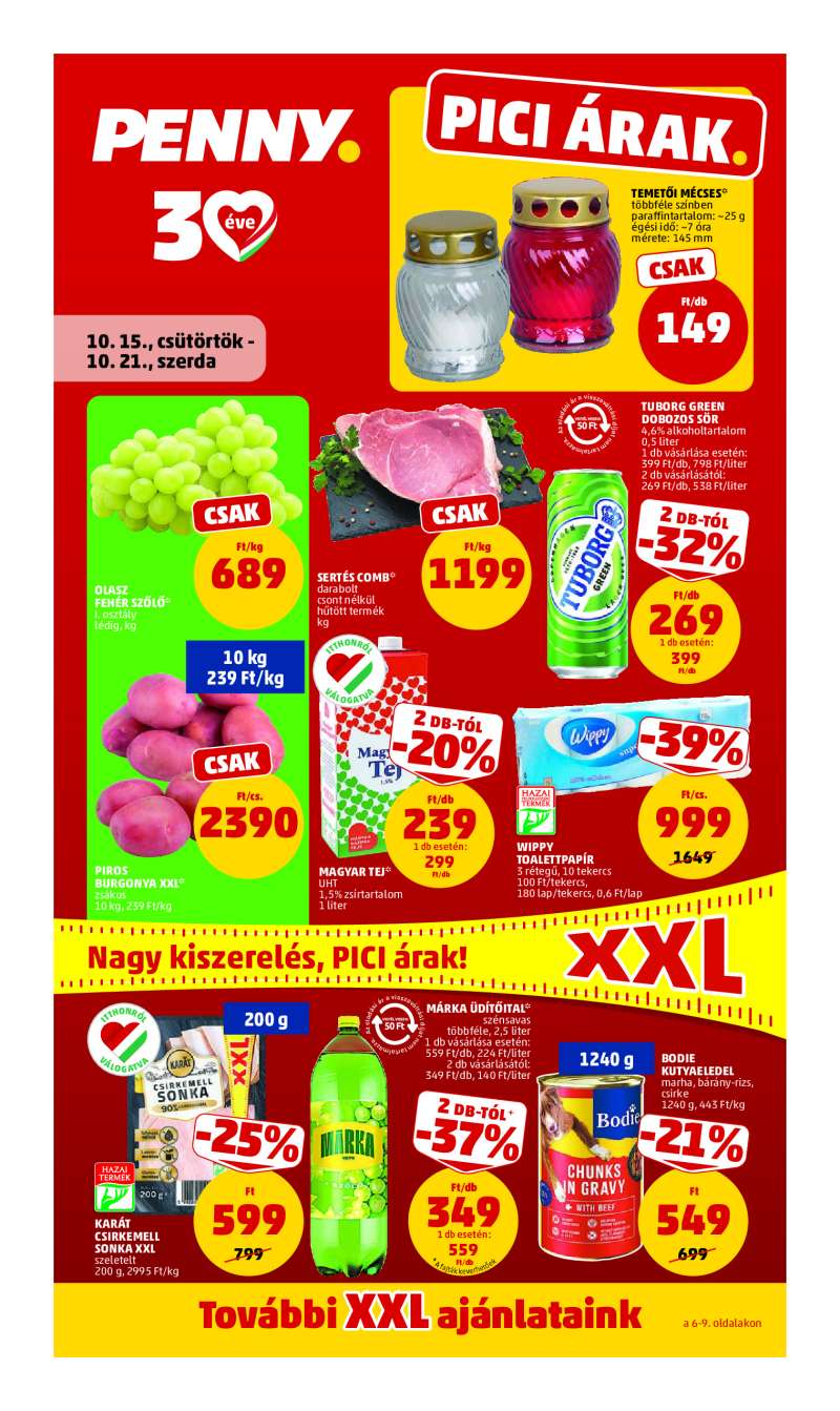 Penny Akciós Újság 1 oldal