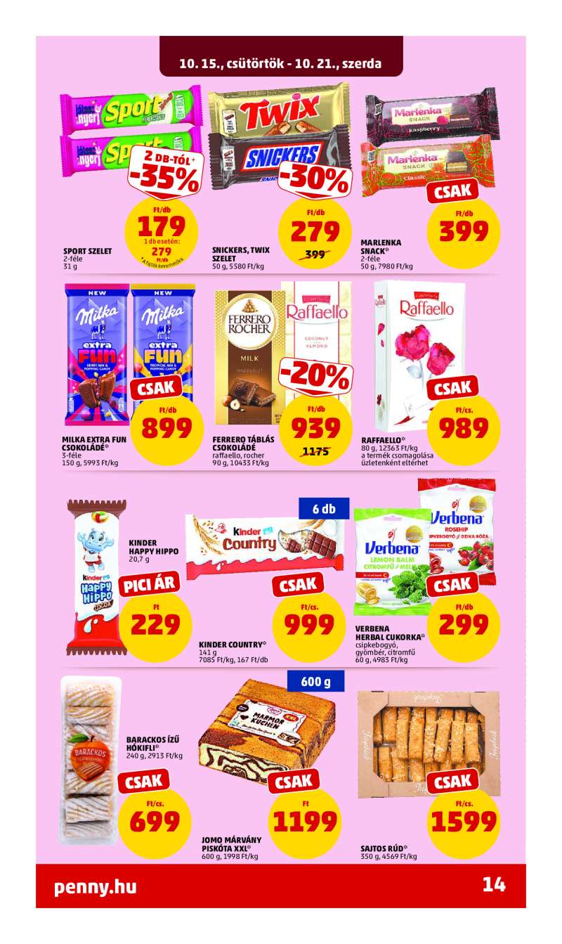 Penny Akciós Újság 18 oldal
