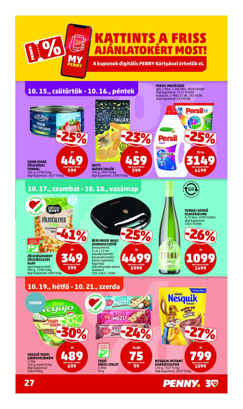 Penny Akciós Újság 31 oldal
