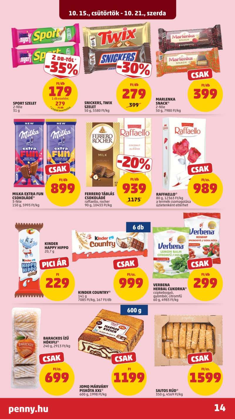 Penny Akciós Újság 18 oldal