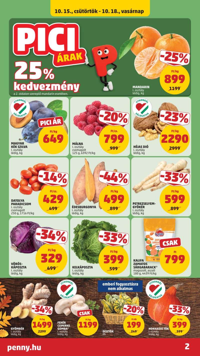Penny Akciós Újság 2 oldal