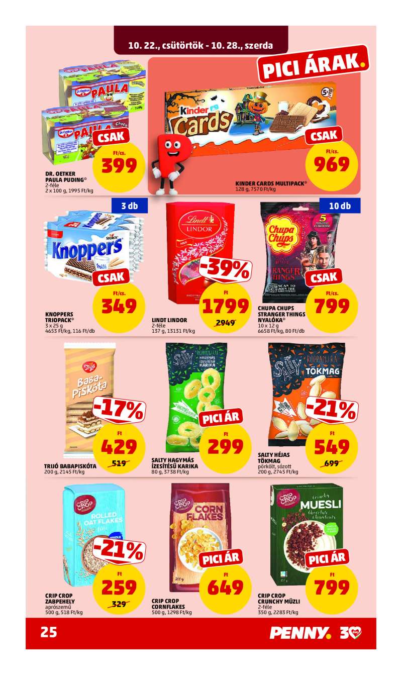 Penny Akciós Újság 30 oldal