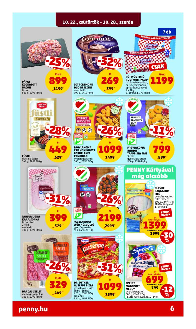 Penny Akciós Újság 8 oldal