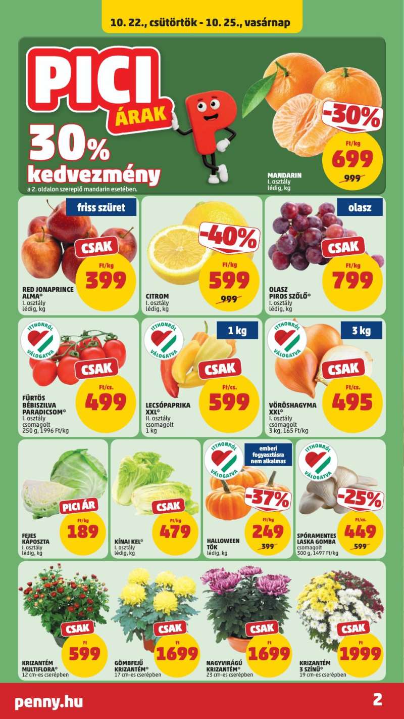 Penny Akciós Újság 2 oldal