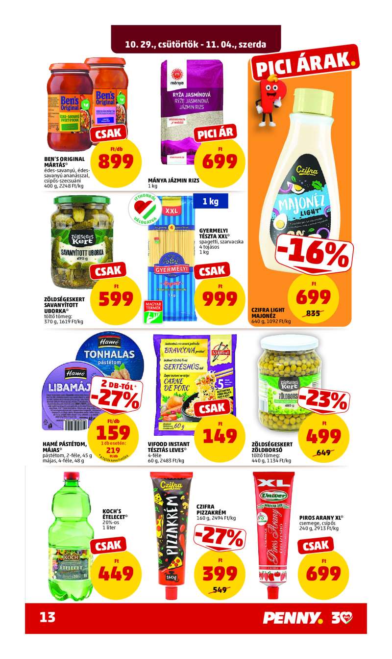 Penny Akciós Újság 17 oldal