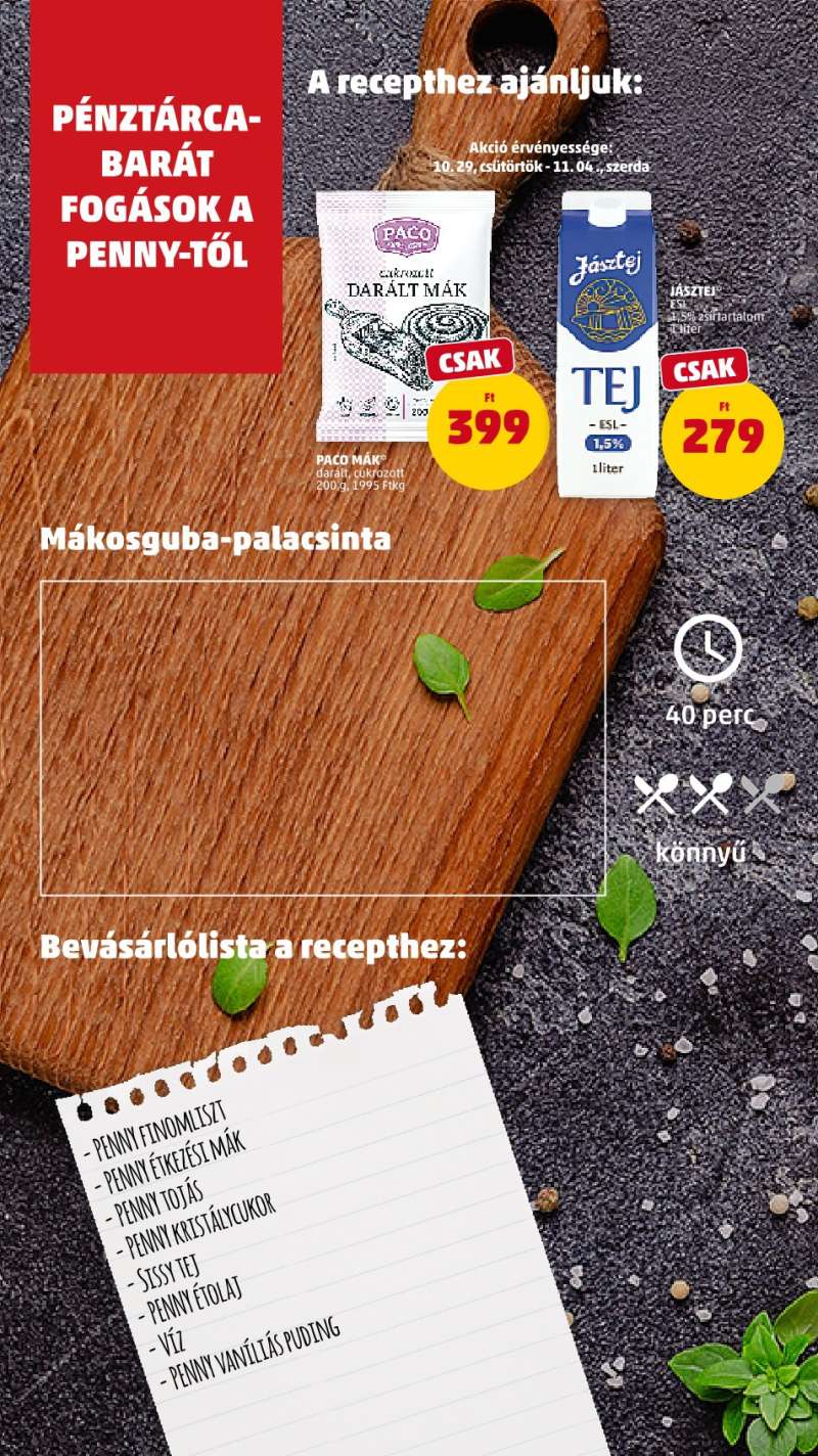 Penny Akciós Újság 10 oldal