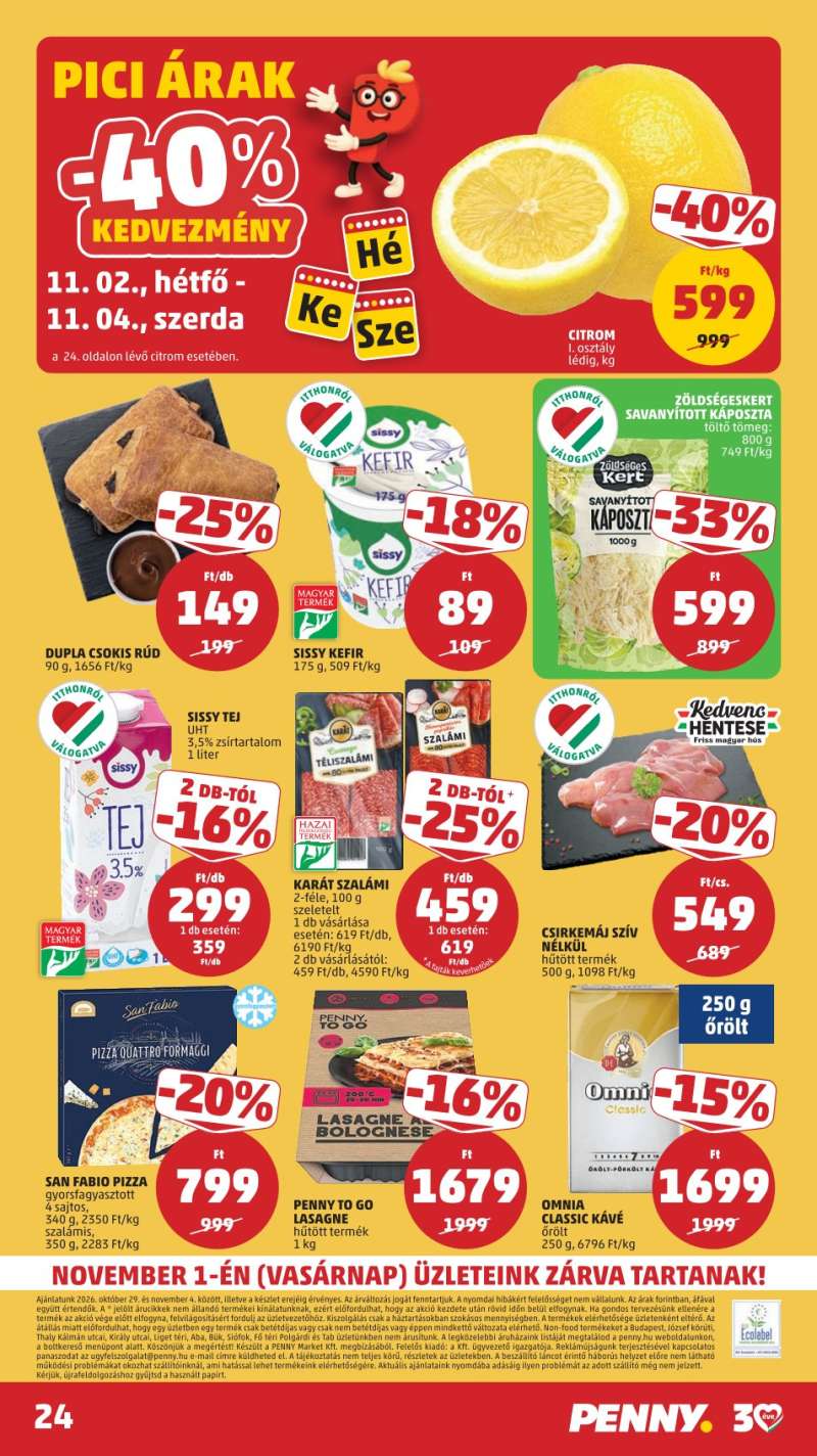 Penny Akciós Újság 27 oldal