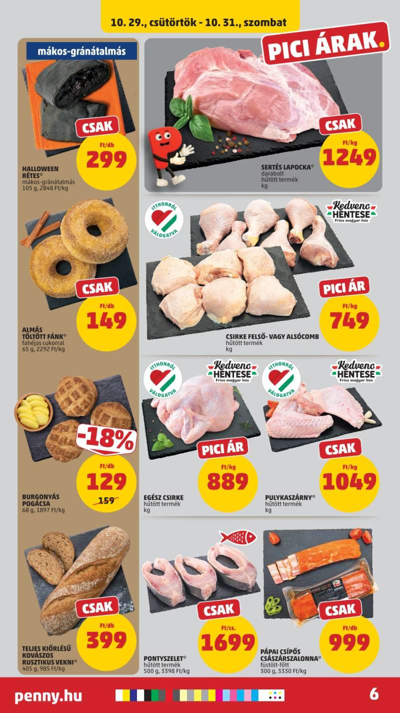 Penny Akciós Újság 6 oldal