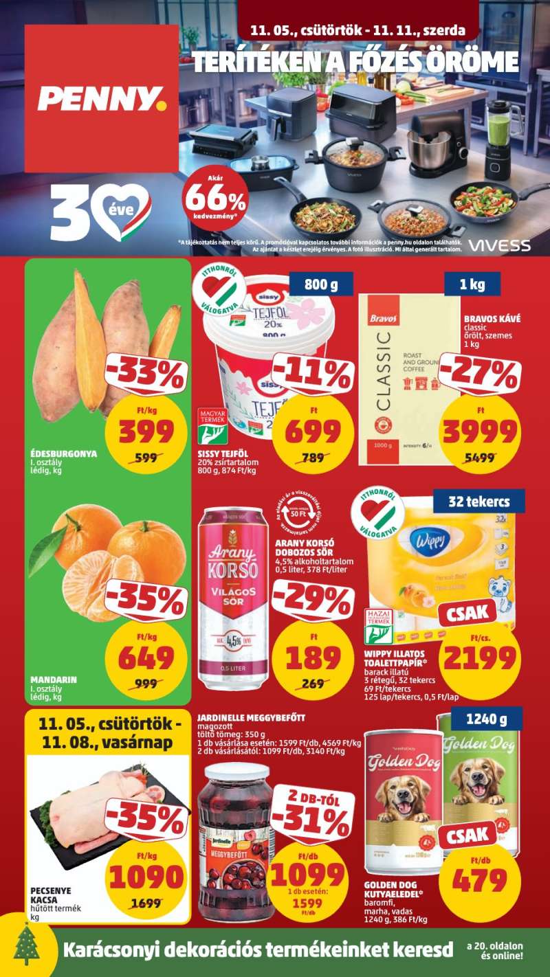 Penny Akciós Újság 1 oldal