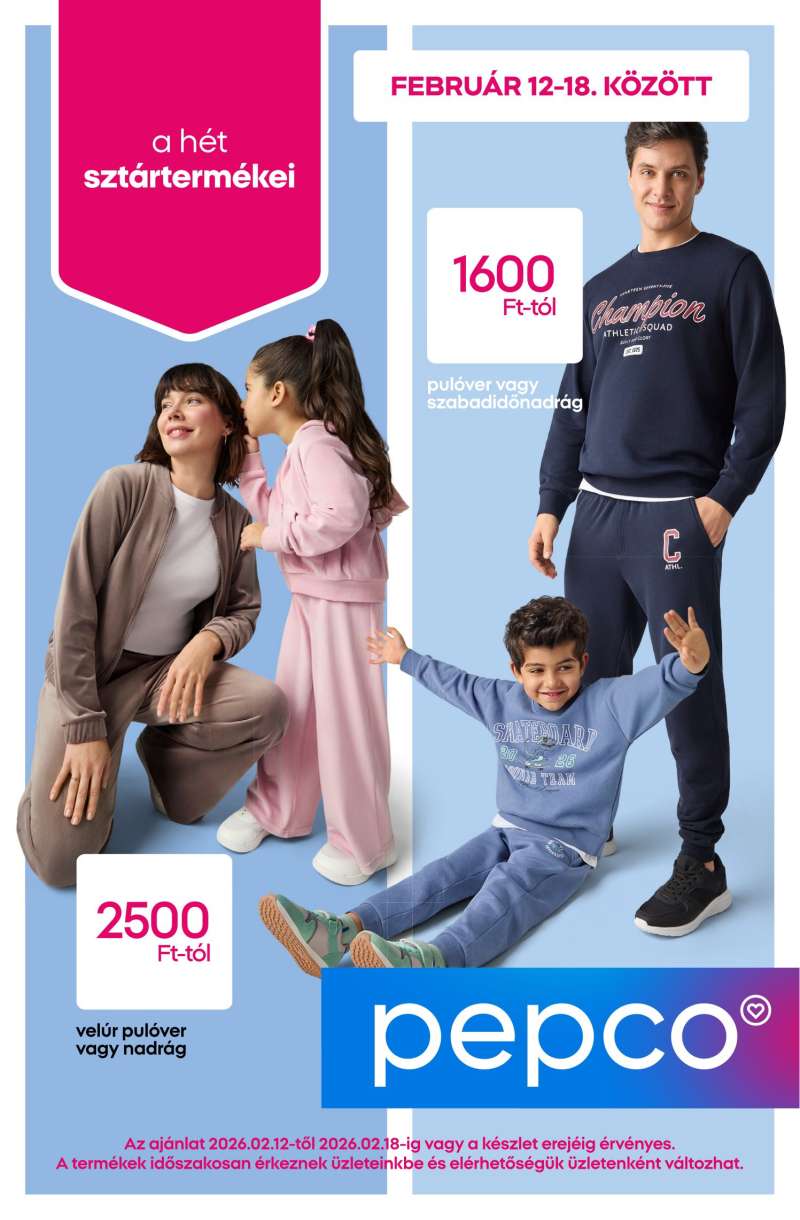Pepco Akciós Újság 1 oldal