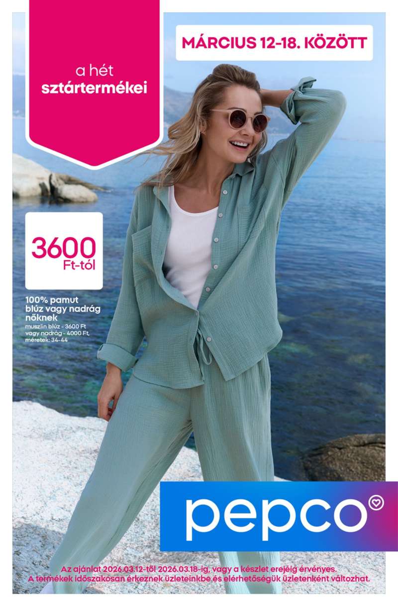 Pepco Akciós Újság 1 oldal