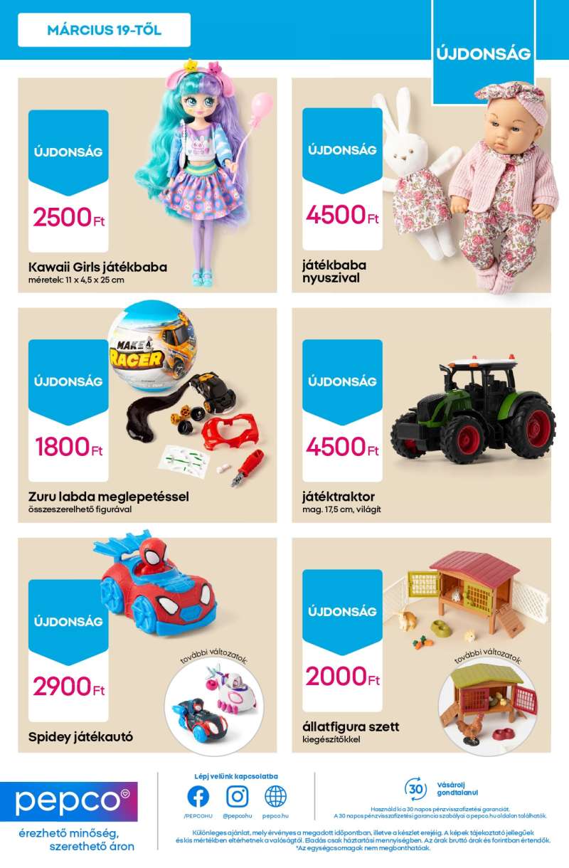 Pepco Akciós Újság 9 oldal