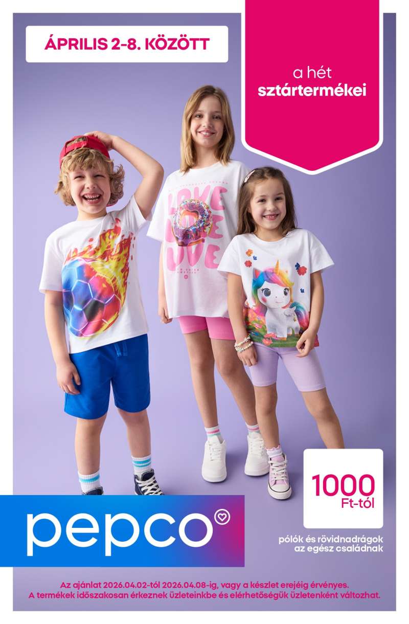 Pepco Akciós Újság 1 oldal