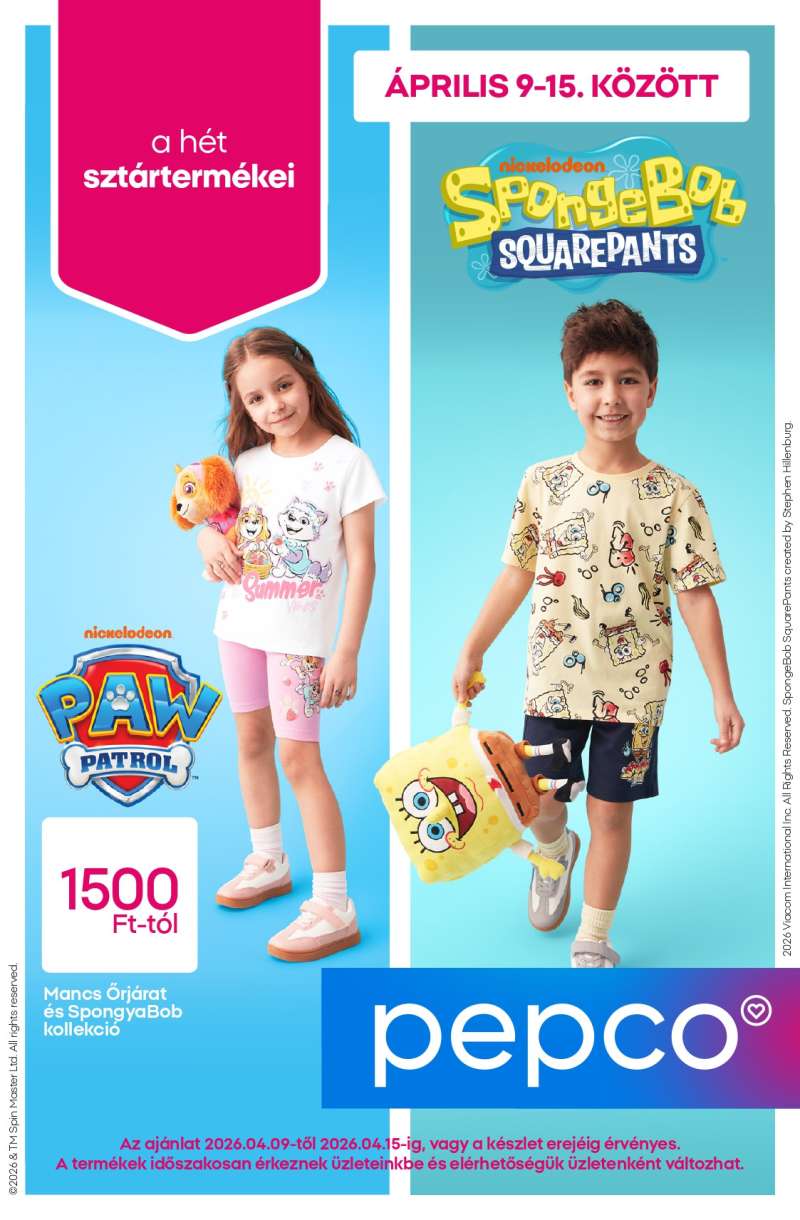 Pepco Akciós Újság 1 oldal