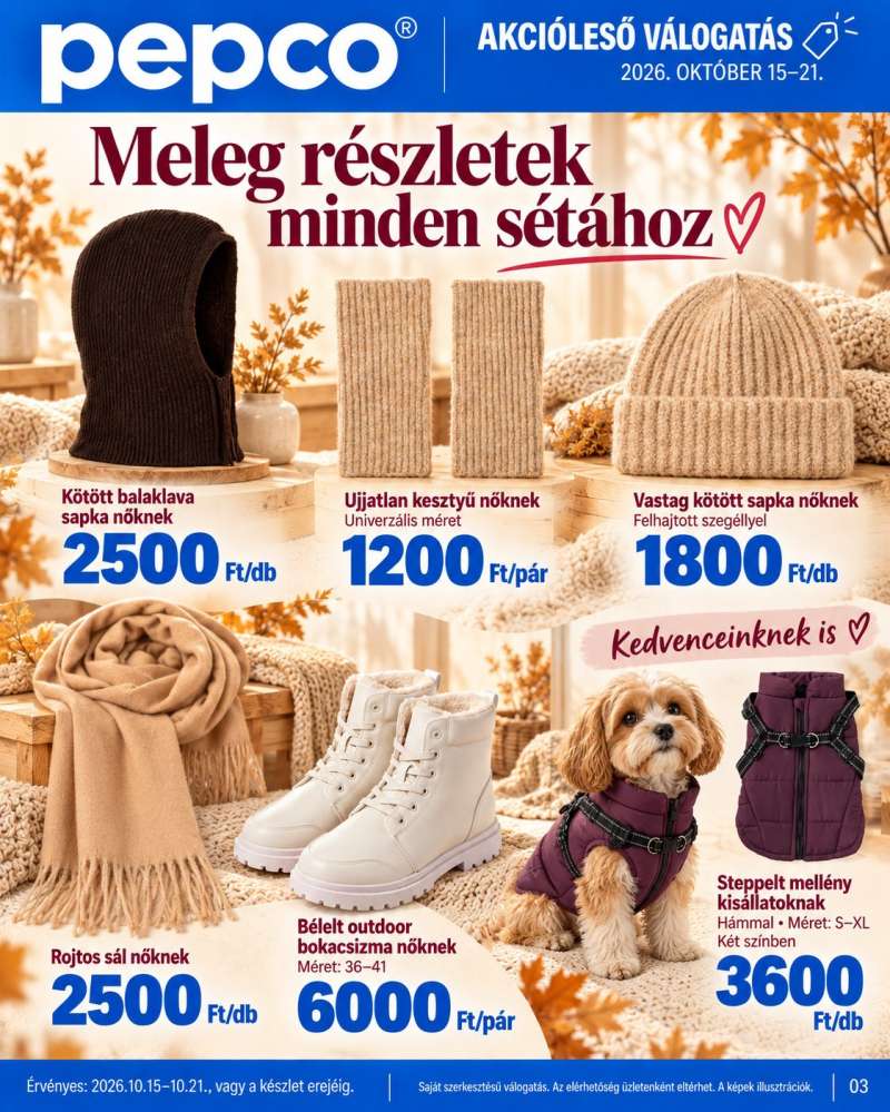 Pepco Akciós Újság 3 oldal