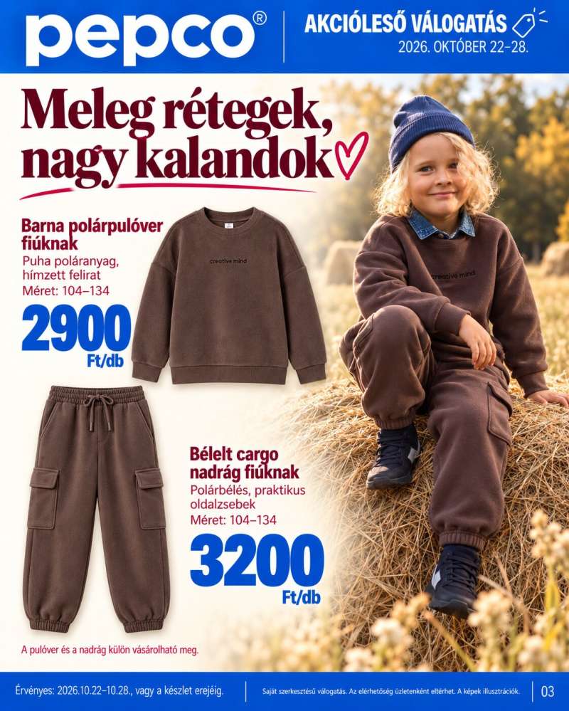 Pepco Akciós Újság 3 oldal