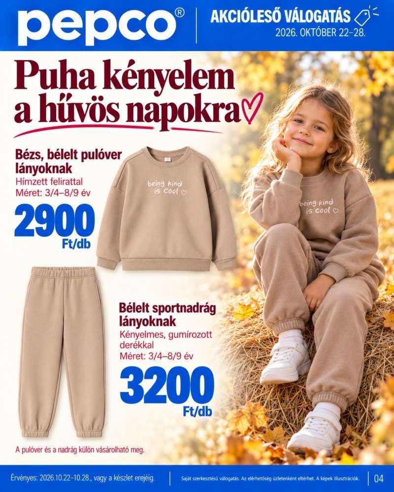Pepco Akciós Újság 4 oldal